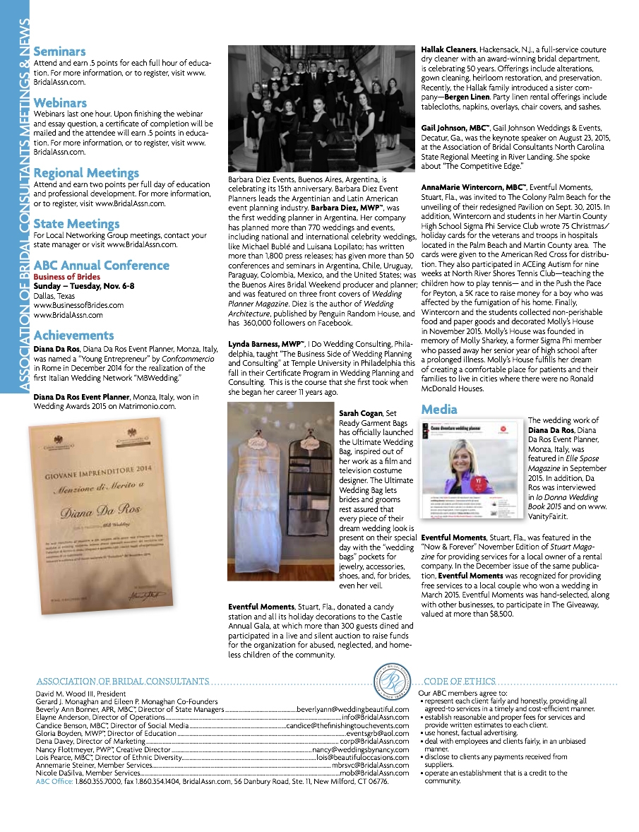 DIANA DA ROS SU WEDDINGPLANNERMAGAZINE!