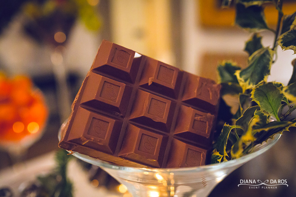 dettaglio barretta cioccolato