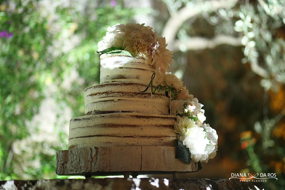 wedding cake legno