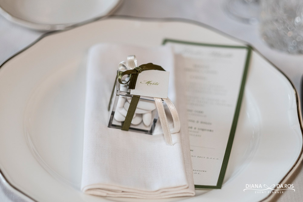 mise en place wedding segnaposto greenwedding