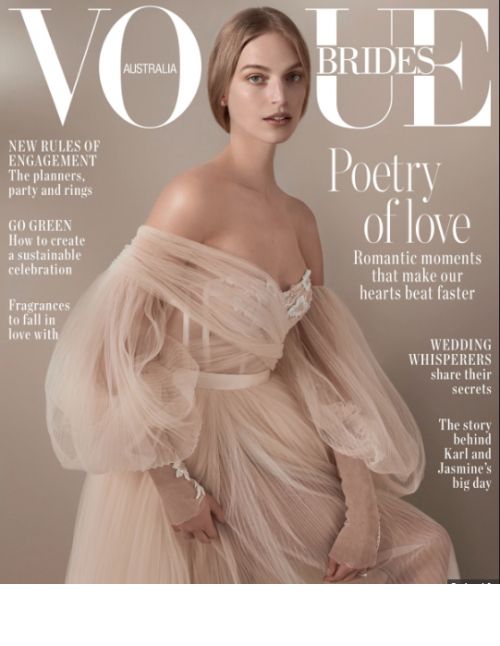 Diana Da Ros on vogue australia cover