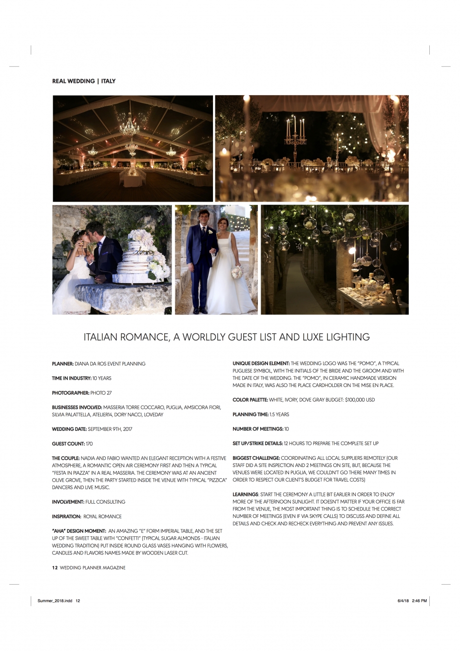 wedding-planner-magazine-summer-issue-nadia-and-fabio, by Diana Da Ros wedding-planner-magazine-summer-issue-nadia-and-fabio